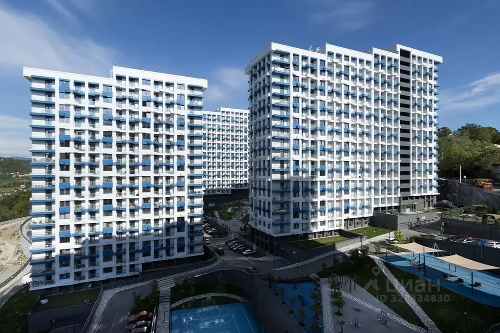 2-к кв. Краснодарский край, Сочи Бытха мкр, ул. Ясногорская, 16/2к13 ... - Фото 2