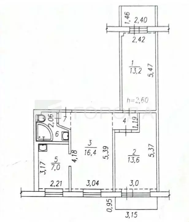 3-к кв. Кемеровская область, Новокузнецк ул. 11-й Гвардейской Армии, 8 ... - Фото 1