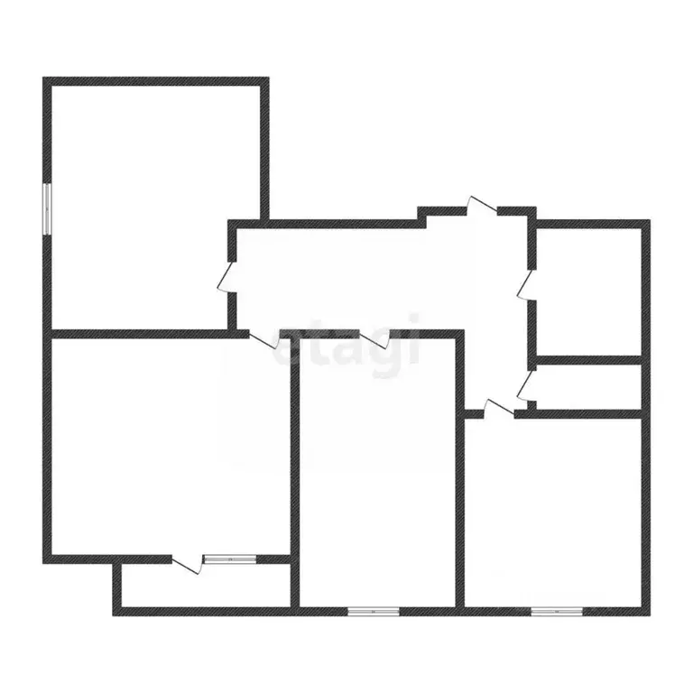 3-к кв. Белгородская область, Белгород ул. Попова, 37 (63.1 м) - Фото 2
