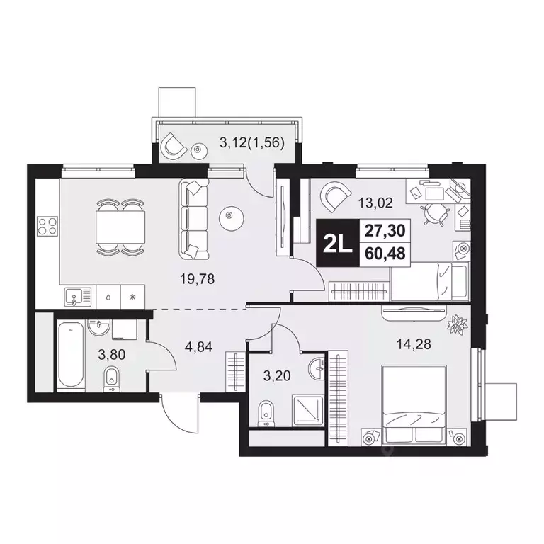 3-к кв. Пензенская область, Пенза Тепличный мкр, Прованс жилой ... - Фото 1