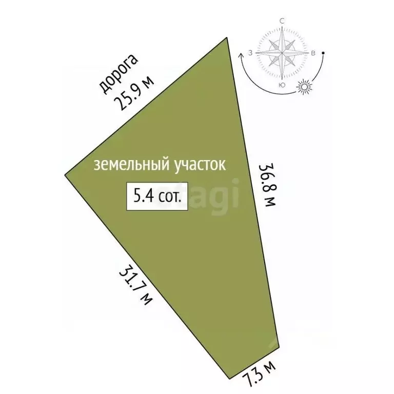 Участок в Ростовская область, Аксайский район, Старочеркасская ст-ца ... - Фото 2