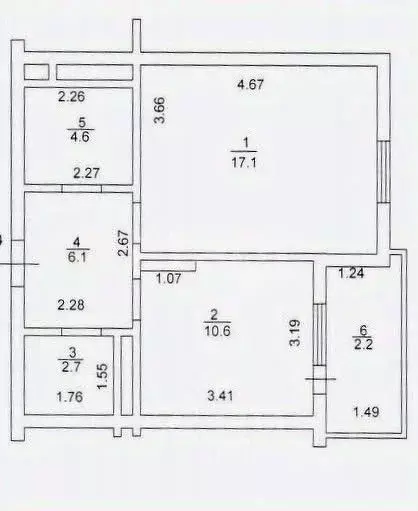 1-к кв. Татарстан, Казань Горки-3 мкр, ул. Дубравная, 14А (43.3 м) - Фото 1