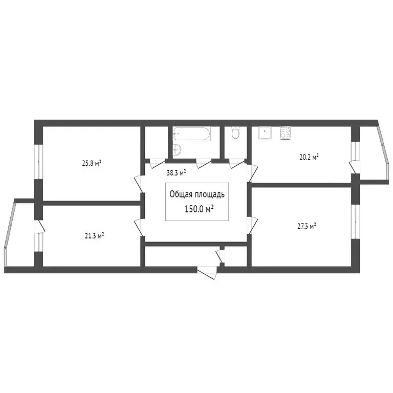 3-комнатная квартира: Томск, Красноармейская улица, 122/1 (92.5 м) - Фото 0