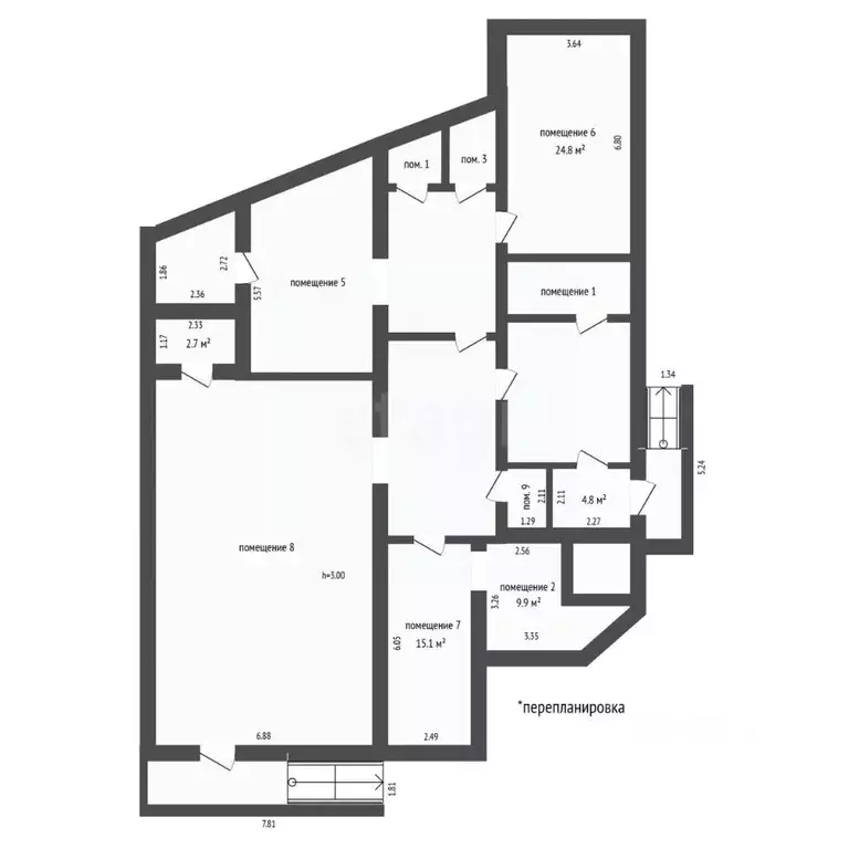 Помещение свободного назначения в Тюменская область, Тюмень ул. ... - Фото 1