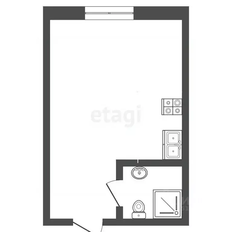 Студия Ямало-Ненецкий АО, Новый Уренгой Лимбяяха мкр, Надежда мкр, 17 ... - Фото 2