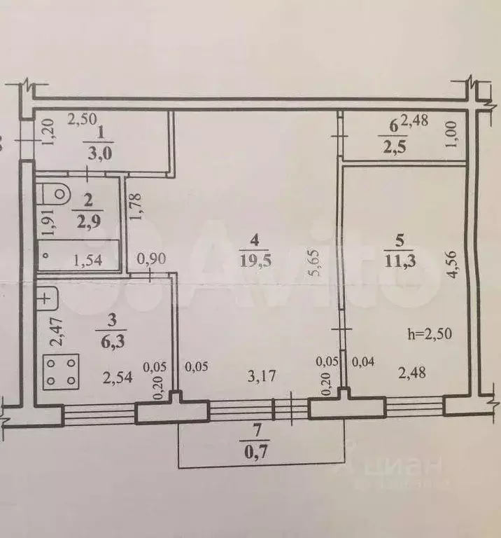 2-к кв. Забайкальский край, Чита Северный мкр, 7 (45.0 м) - Фото 2