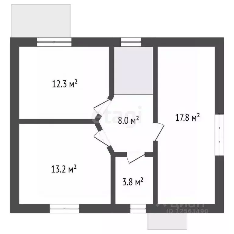 Таунхаус в Воронежская область, Воронеж ул. Украинская, 40/1 (172 м) - Фото 2