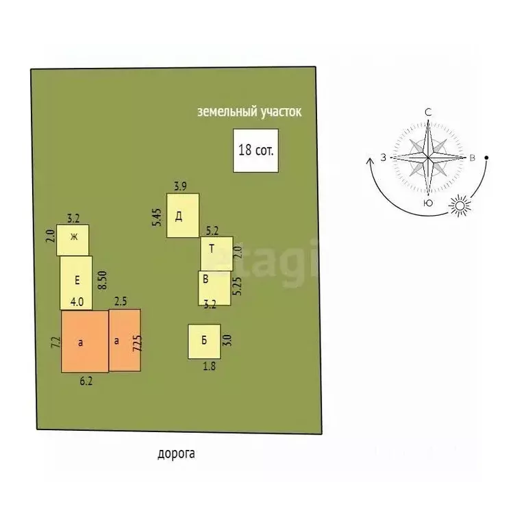 Дом в Крым, Кировский район, с. Абрикосовка ул. Кооперативная (37 м) - Фото 2