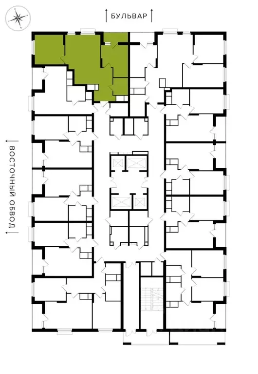 2-к кв. Тульская область, Тула  (61.75 м) - Фото 2