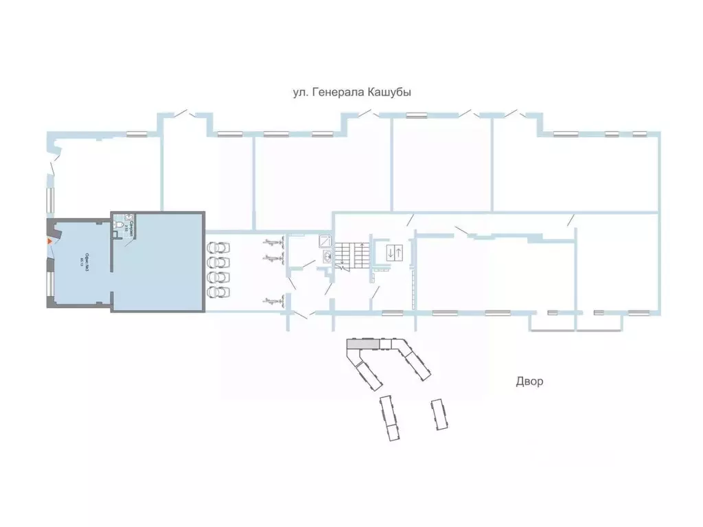 Помещение свободного назначения в Ульяновская область, Ульяновск ул. ... - Фото 1
