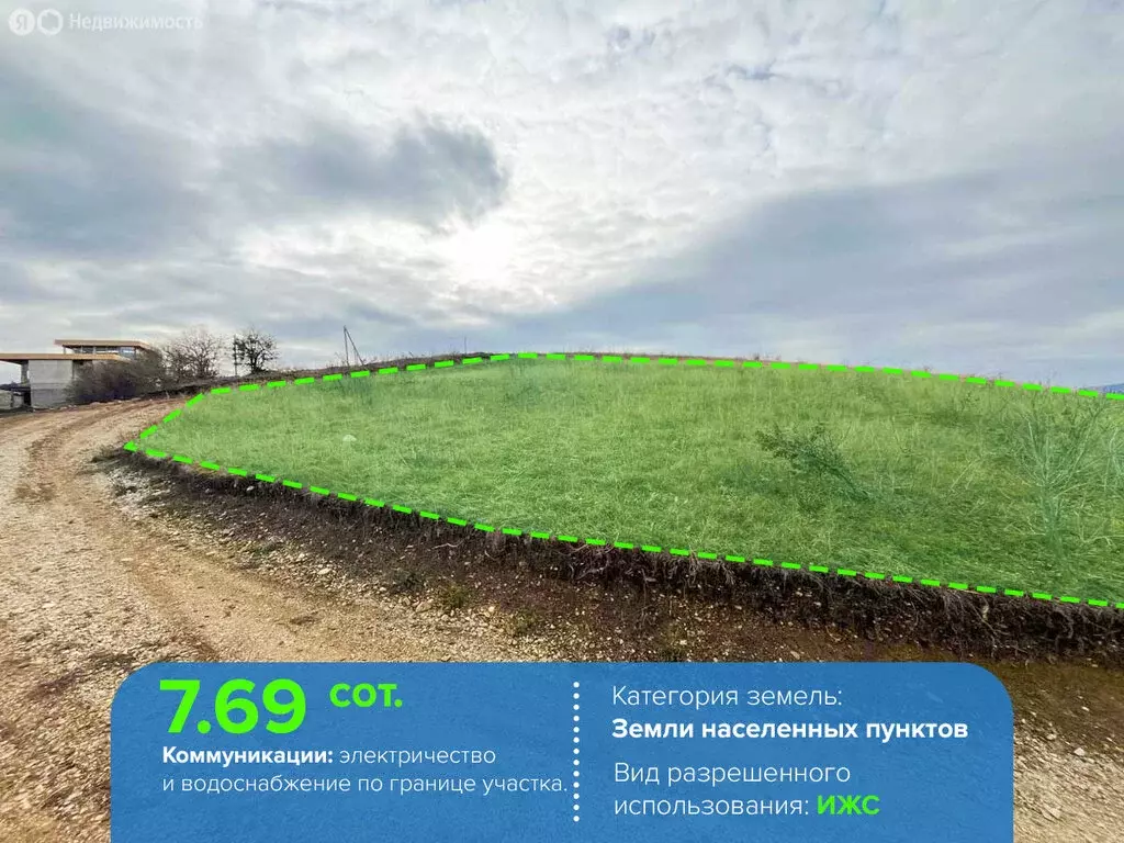 Участок в Украинка, Овражная улица (7.69 м) - Фото 2