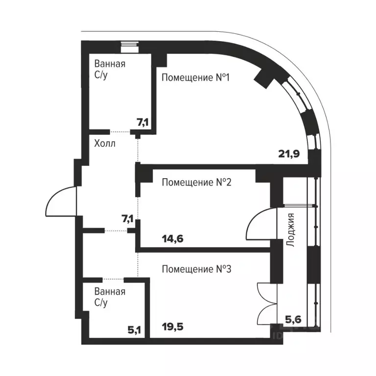 2-к кв. Челябинская область, Челябинск ул. Труда, 157А (75.3 м) - Фото 0