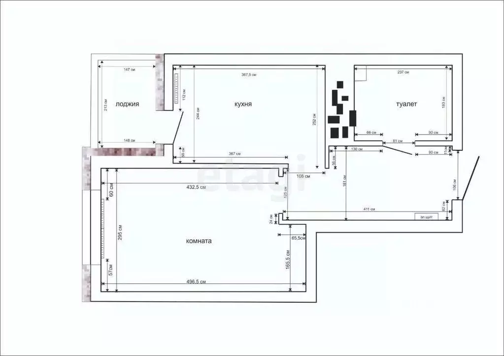 1-к кв. Татарстан, Казань ул. Комиссара Габишева, 18А (36.5 м) - Фото 1