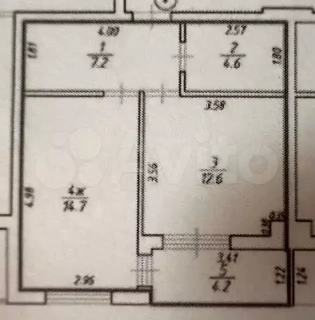 1-к. квартира, 41 м, 1/9 эт. - Фото 0