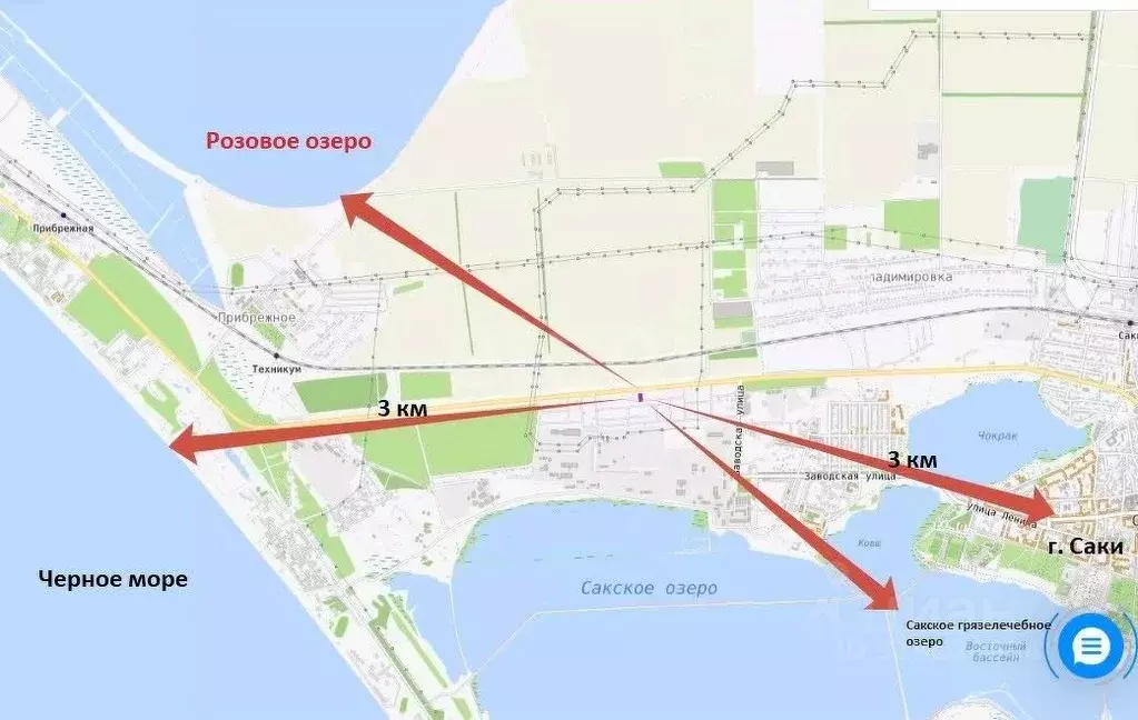 Участок в Крым, Саки Энергетик СНТ,  (6.7 сот.) - Фото 1