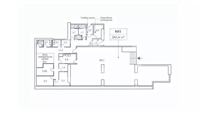 Помещение свободного назначения в Москва просп. Академика Сахарова, 7 ... - Фото 2