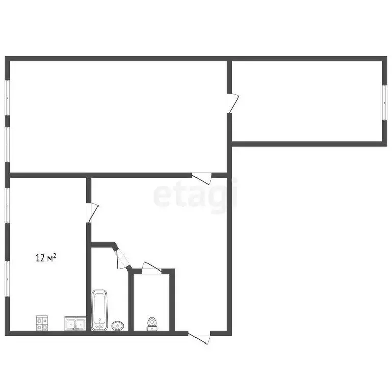 2-комнатная квартира: Сертолово, Центральная улица, 8к2 (56.9 м) - Фото 0
