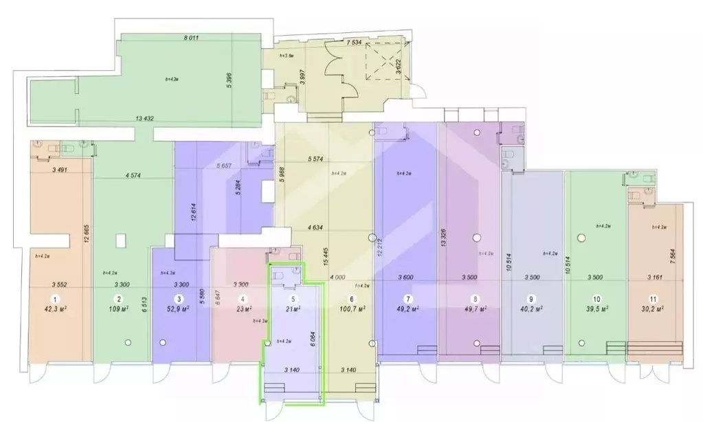 Торговая площадь в Москва ул. Красная Пресня, 12 (21 м) - Фото 2