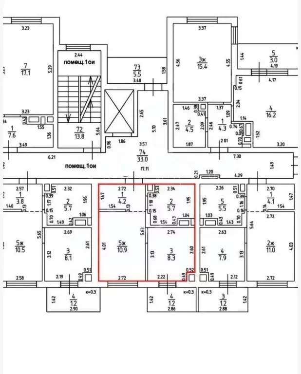 1-к кв. Калининградская область, Светлогорск Дачная ул., 6к1 (30.3 м) - Фото 2