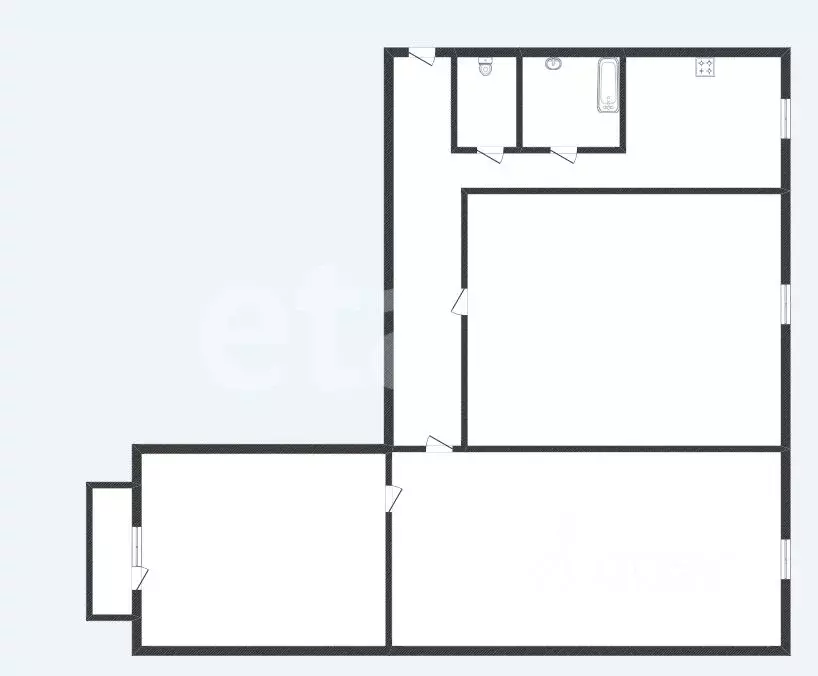 3-к кв. Смоленская область, Починок ул. Кирова, 18 (57.4 м) - Фото 2