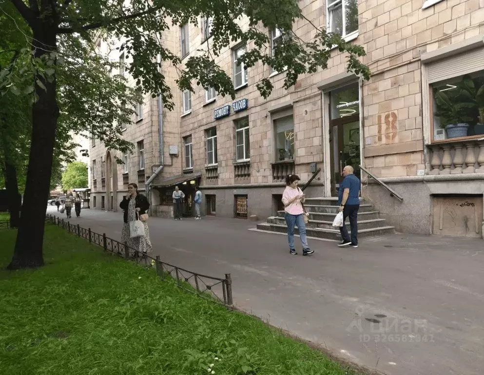 Торговая площадь в Санкт-Петербург Авиационная ул., 18 (17 м) - Фото 1