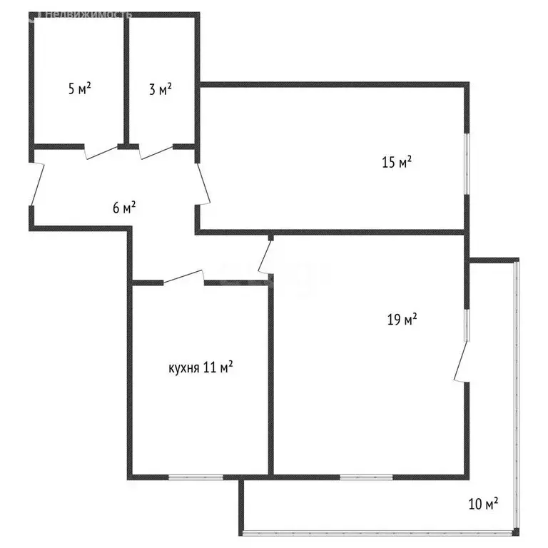 2-комнатная квартира: Краснодар, улица имени 40-летия Победы, 133 (60 ... - Фото 1