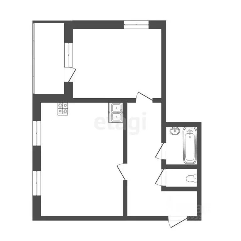 1-к кв. Тюменская область, Тюмень ул. Николая Федорова, 17к1 (50.0 м) - Фото 0