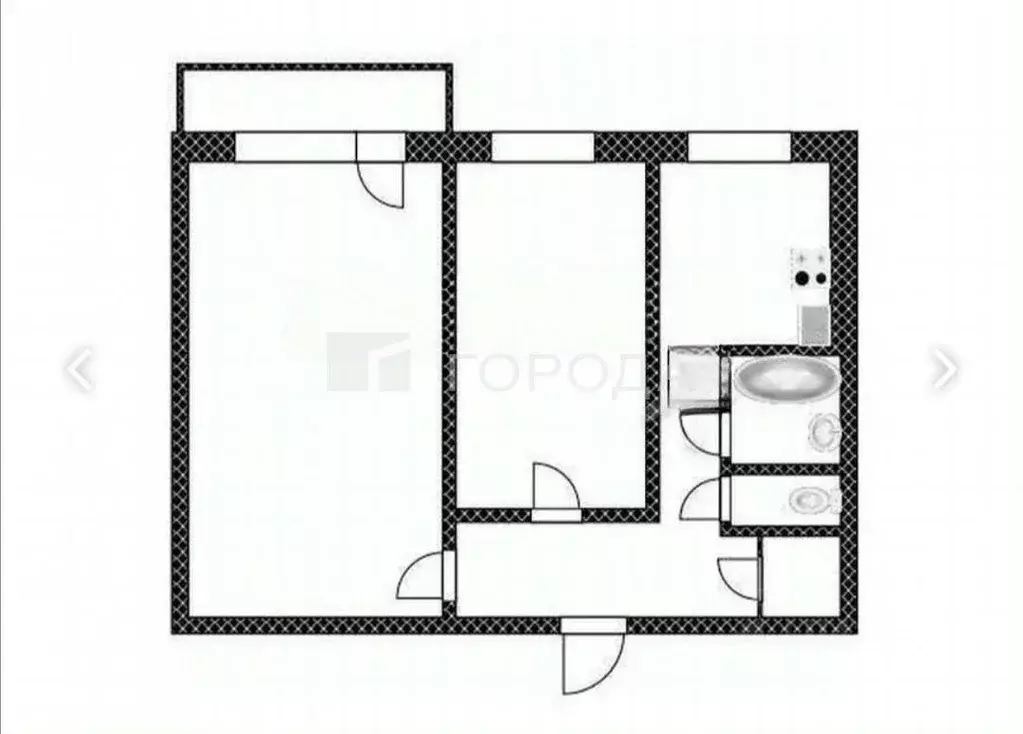 2-к кв. Алтайский край, Барнаул Интернациональная ул., 228 (43.8 м) - Фото 1