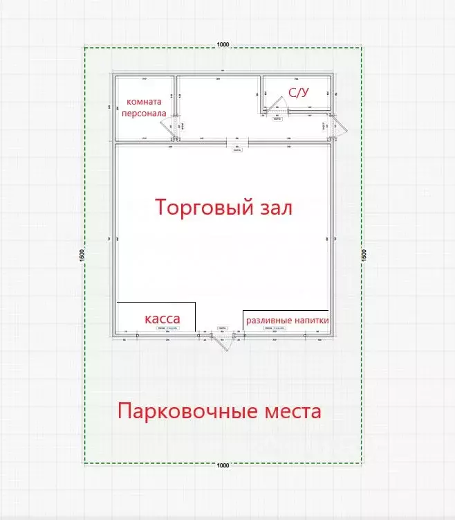 Торговая площадь в Краснодарский край, Темрюк пос. Комсомольский,  ... - Фото 1