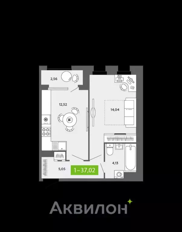 Продаётся 1-к квартира, 37.2 м - Фото 1