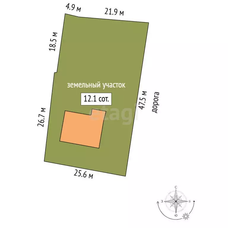 Дом в Миасский городской округ, посёлок Селянкино, Молодёжная улица ... - Фото 1