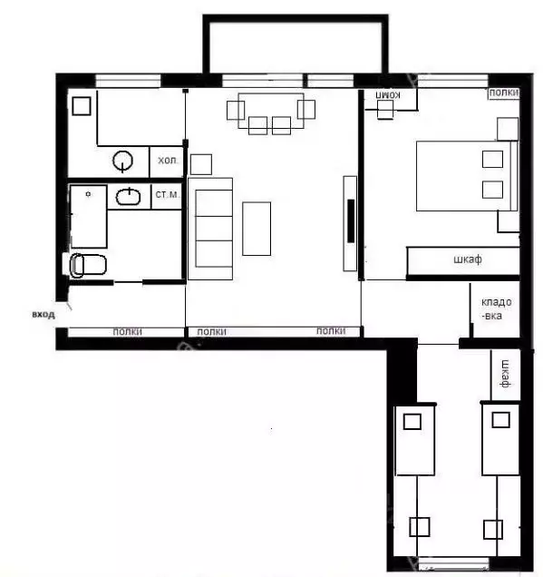 3-к кв. Коми, Воркута Возейская ул., 6 (55.0 м) - Фото 1