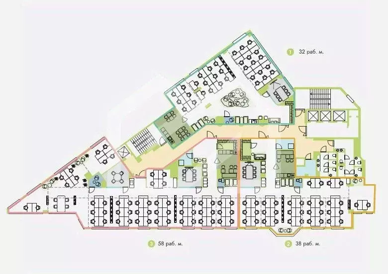 Помещение свободного назначения в Москва Новослободская ул., 16 (672 ... - Фото 2