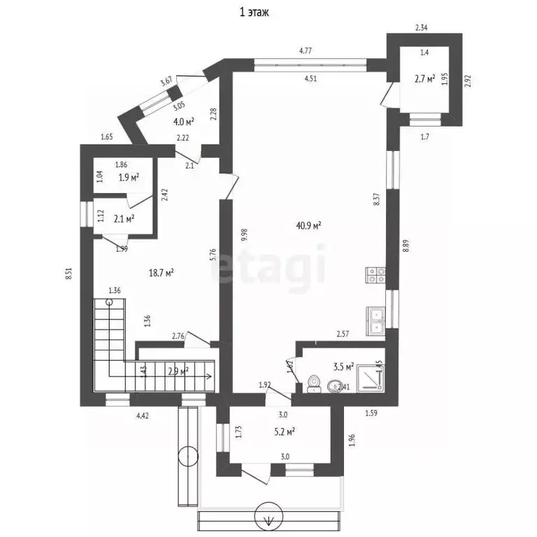 Дом в Нижегородская область, Сергач ул. 2-я Профсоюзная, 2 (158 м) - Фото 2