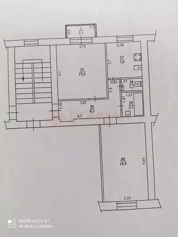2-к кв. Ростовская область, Шахты Садовая ул., 10 (53.8 м) - Фото 2