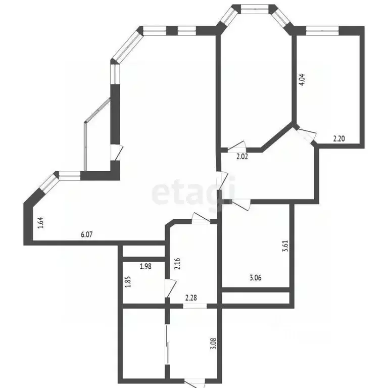 3-к кв. Москва ул. Гиляровского, 7 (133.6 м) - Фото 1
