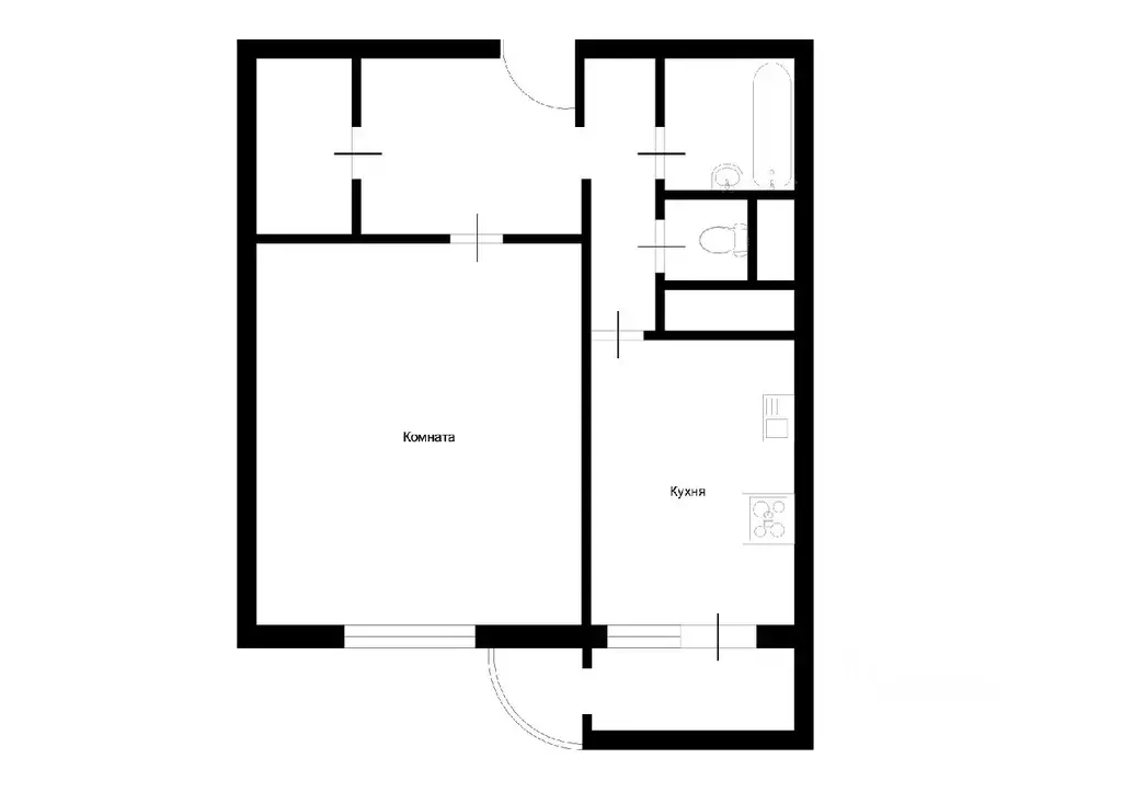 1-к кв. Москва Коктебельская ул., 8 (51.0 м) - Фото 1