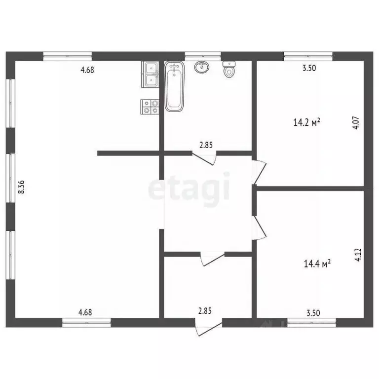 Участок в Ярославская область, Рыбинский муниципальный округ, пос. ... - Фото 2