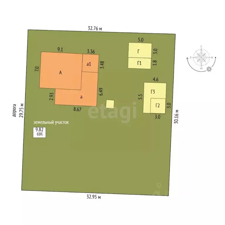 Дом в Башкортостан, Бирск ул. Симонова (54 м) - Фото 2