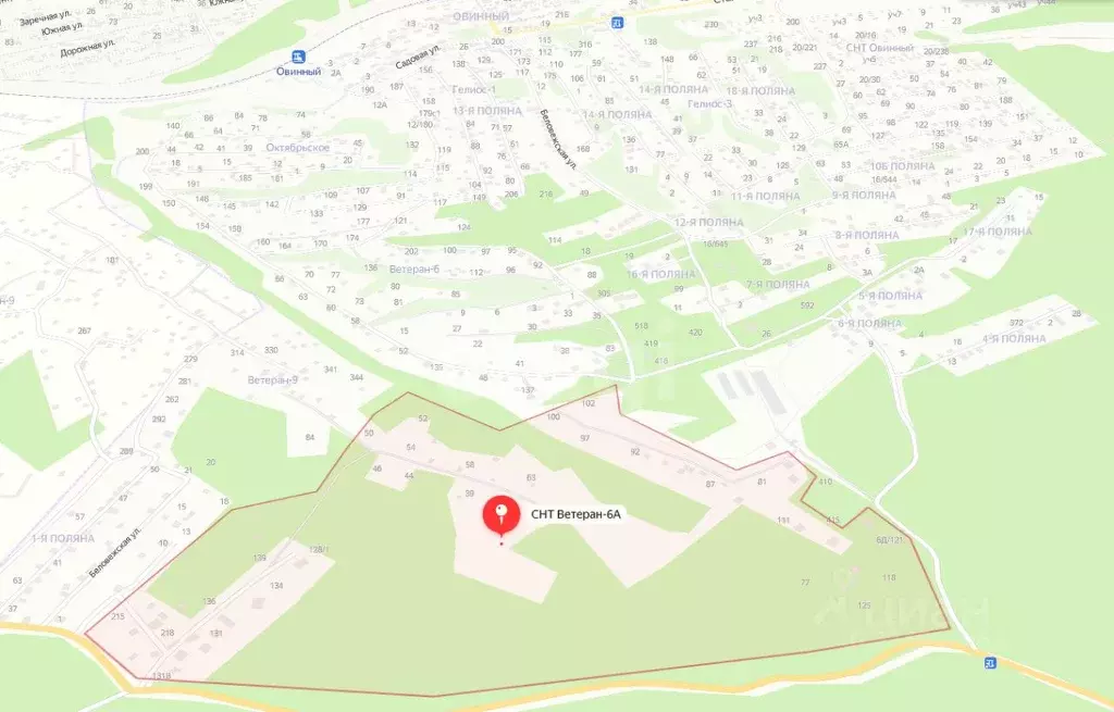 Участок в Красноярский край, Дивногорск Ветеран дп, 6 (14.2 сот.) - Фото 1