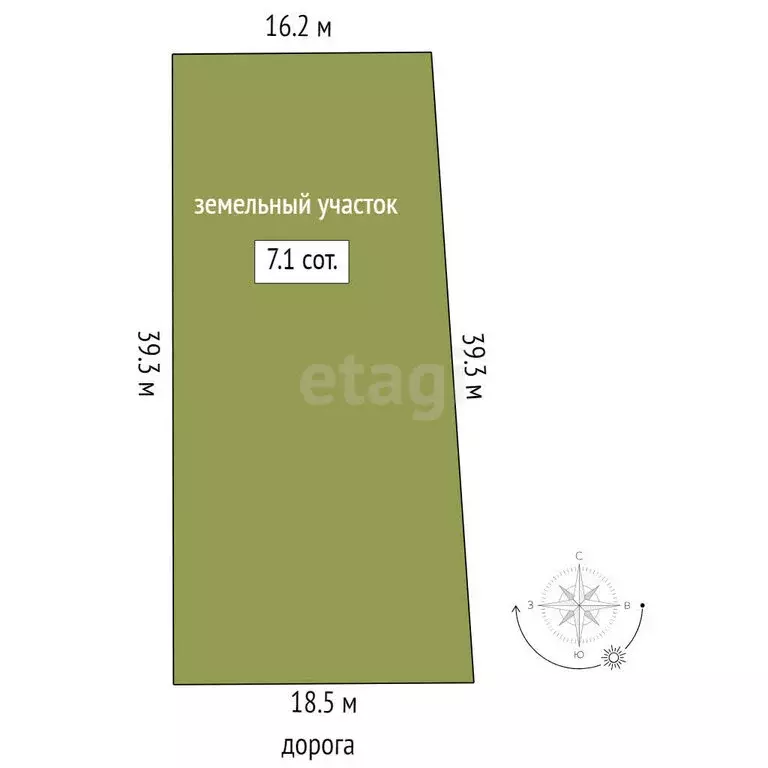 Участок в Чита, микрорайон Амурский (7.1 м) - Фото 0