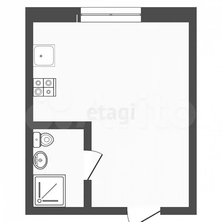 Квартира-студия, 36,5 м, 17/21 эт. - Фото 0