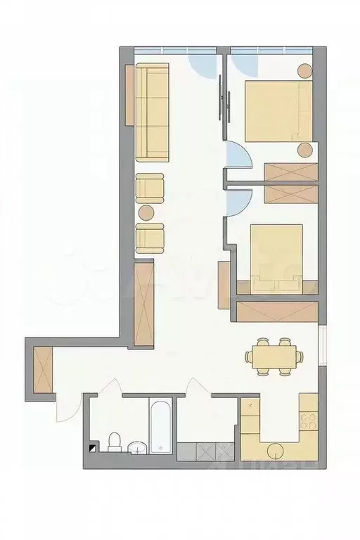 3-к кв. Крым, Ялта муниципальный округ, Восход пгт ул. Наташинская, 2Ж ... - Фото 2