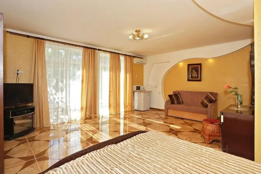 Комната Крым, Феодосия муниципальный округ, Коктебель пгт ул. Ленина, ... - Фото 1