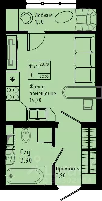 Студия Ленинградская область, Коммунар г. Гатчинский муниципальный ... - Фото 1