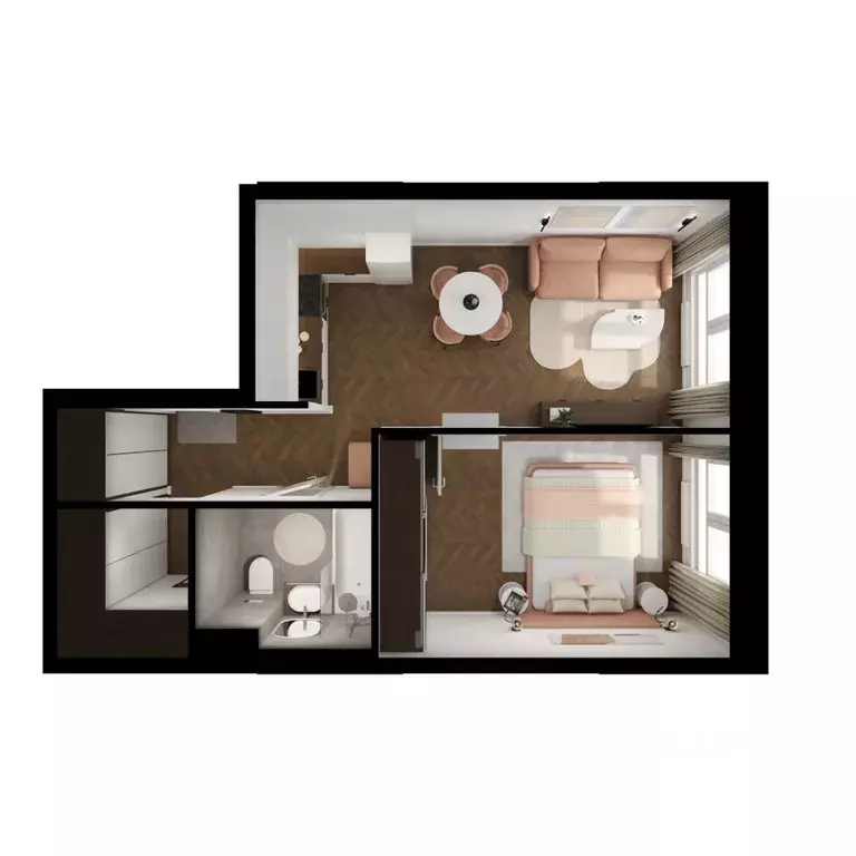 1-к кв. Нижегородская область, Нижний Новгород д. Утечино, Савин Парк ... - Фото 1