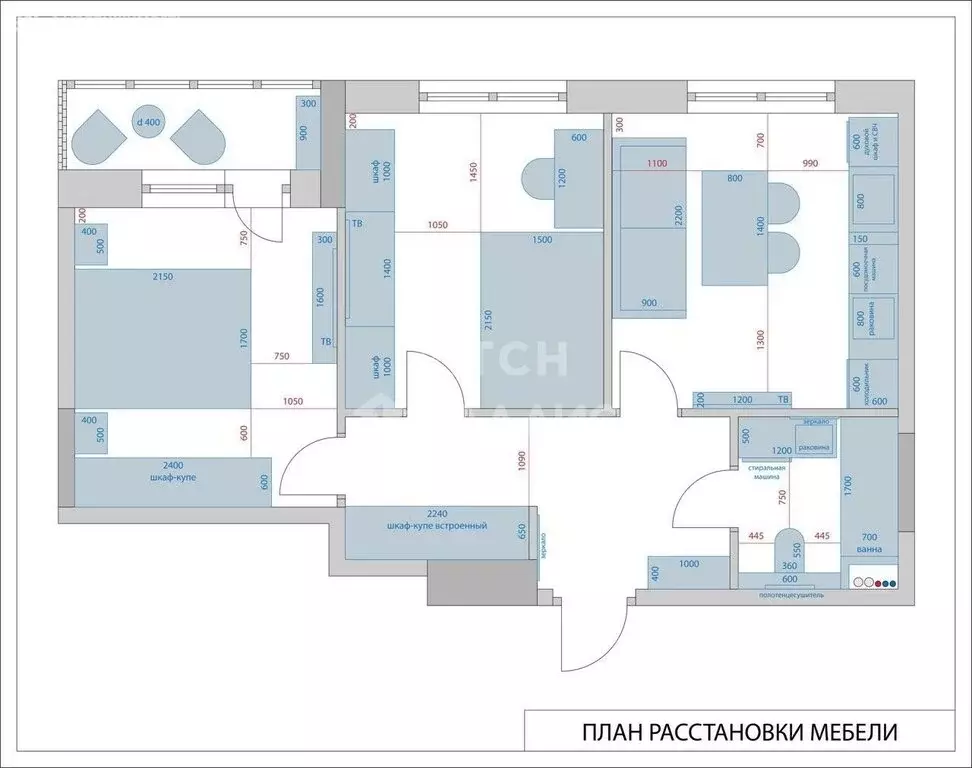 2-комнатная квартира: Пушкино, микрорайон Новое Пушкино, к27 (51.42 м) - Фото 1