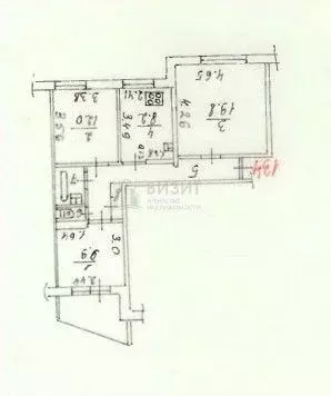 3-к кв. Татарстан, Нижнекамск ул. Сююмбике, 12 (66.2 м) - Фото 1