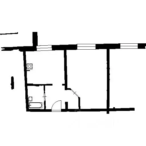 1-к кв. Нижегородская область, Нижний Новгород ул. Спутника, 26 (34.0 ... - Фото 2