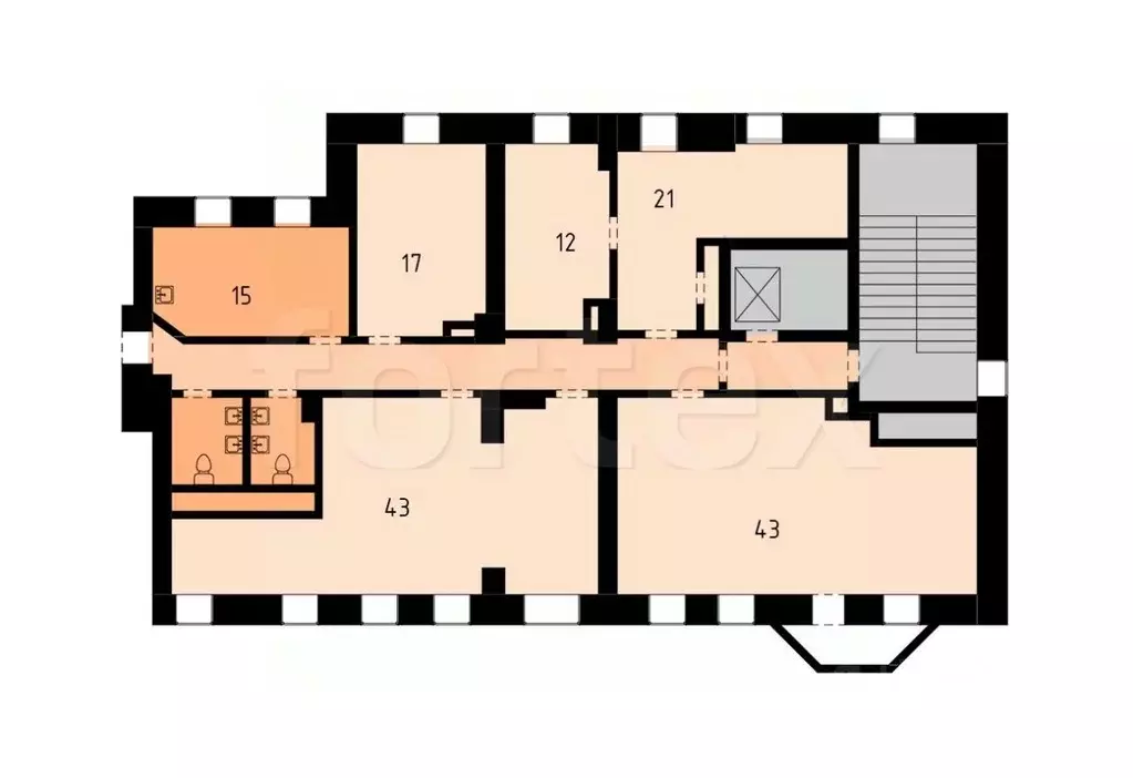 Офис в Москва ул. Большая Якиманка, 17/2С1 (215 м) - Фото 1